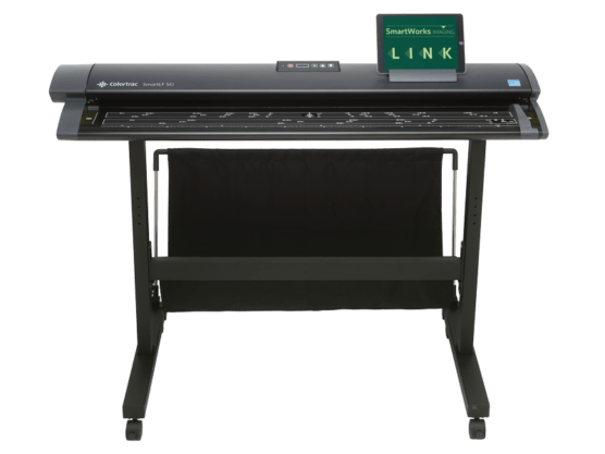 Colortrac Scanner Colortrac SmartLF Sci 36m - 36in Monochrome Scanner Floor Stand + Catch Basket - 36in Colortrac SmartLF Sci 36m Monochrome Scanner - 36in 1418 A1 mono documents per hour at 200dpi
