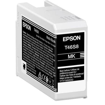Epson Inkjet Printers Epson Printer SINGLEPACK MATTE BLACK T46S8 ULTRACHROME PRO 10 INK 25ML