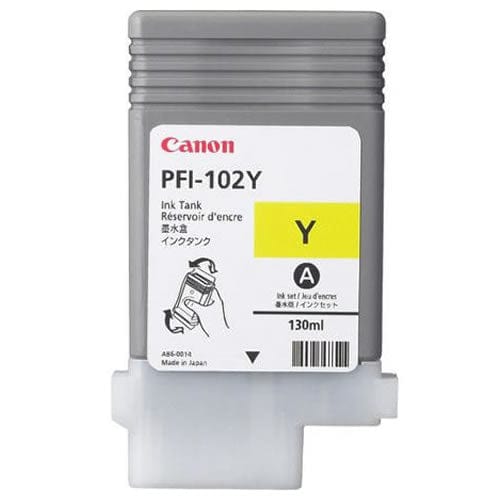 Canon Canon Printer Accessories Canon - PFI-102 Yellow (Y) - 130ml Ink Tank