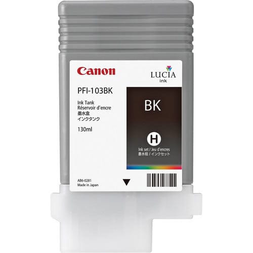Canon Canon Printer Accessories Canon - PFI-103 Black (BK) - 130ml Ink Tank