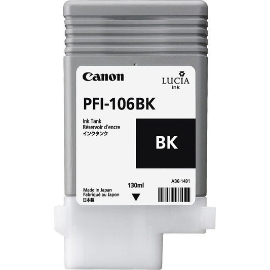 Canon Canon Printer Accessories Canon - PFI-106 Black (BK) - 130ml Ink Tank