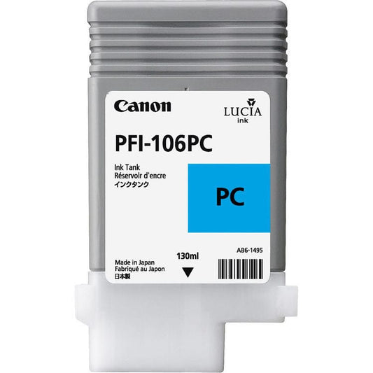 Canon Canon Printer Accessories Canon - PFI-106 Photo Cyan (PC) - 130ml Ink Tank