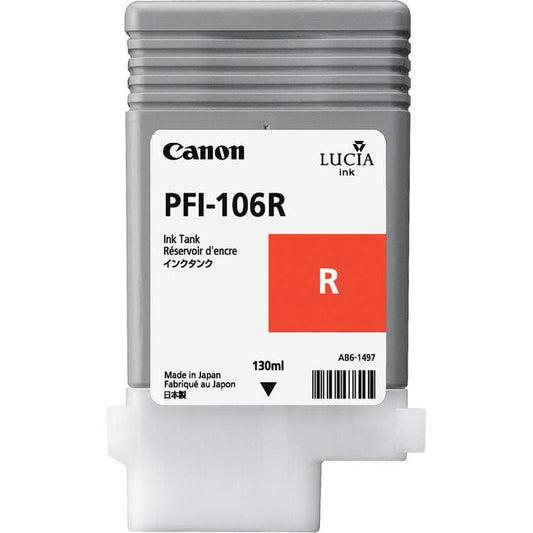 Canon Canon Printer Accessories Canon - PFI-106 Red (R) - 130ml Ink Tank