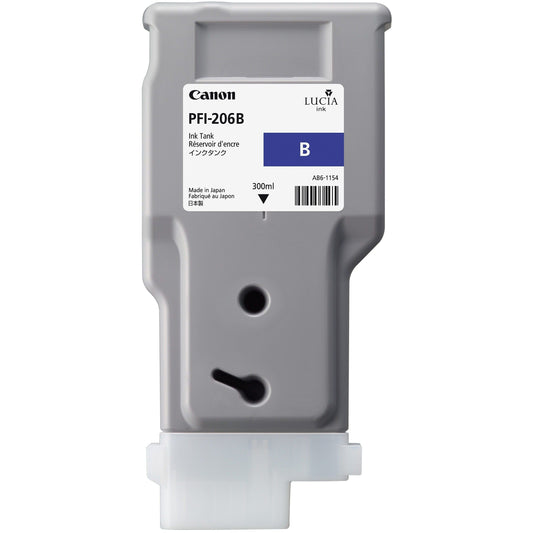 Canon Canon Printer Accessories Canon - PFI-206 Blue (B) - 300ml Ink Tank