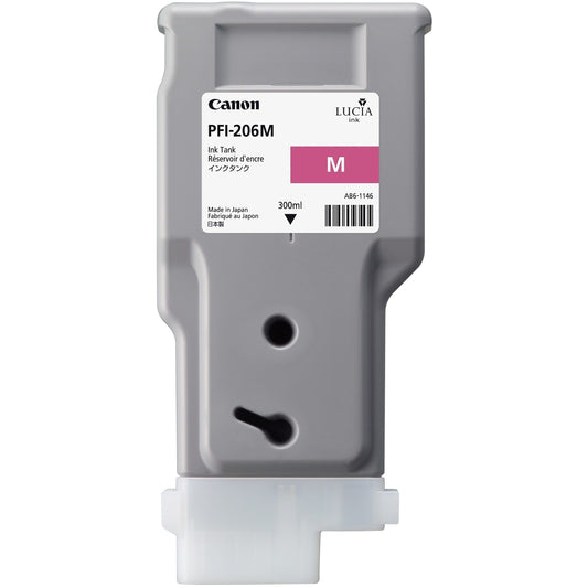 Canon Canon Printer Accessories Canon - PFI-206 Magenta (M) - 300ml Ink Tank