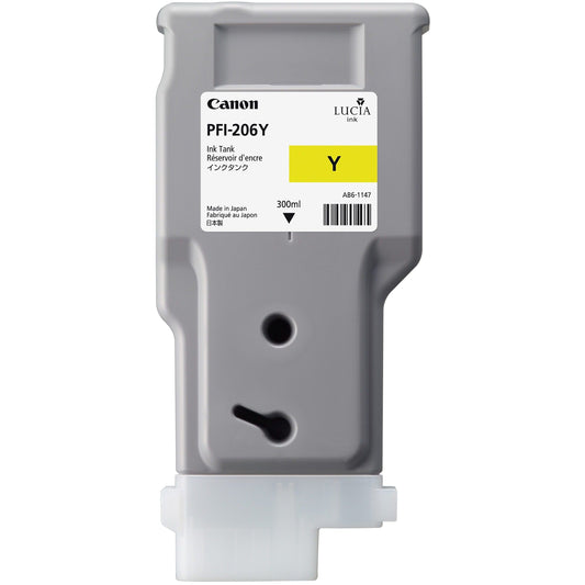 Canon Canon Printer Accessories Canon - PFI-206 Yellow (Y) - 300ml Ink Tank