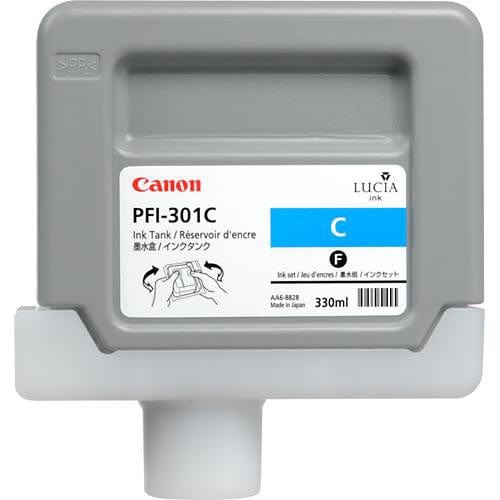 Canon Canon Printer Accessories Canon - PFI-301 Cyan (C) - 330ml Ink Tank