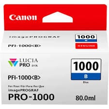 Canon Pro 1000 Canon - PFI-1000 Blue (B) - 80ml Ink Tank