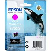 EPSON INK T7603 Vivid Magenta Ink Cartridge - 25.9ml