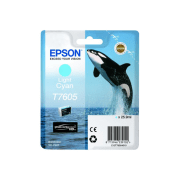 EPSON INK T7605 Light Cyan Ink Cartridge - 25.9ml