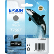 EPSON INK T7607 Light Black Ink Cartridge - 25.9ml