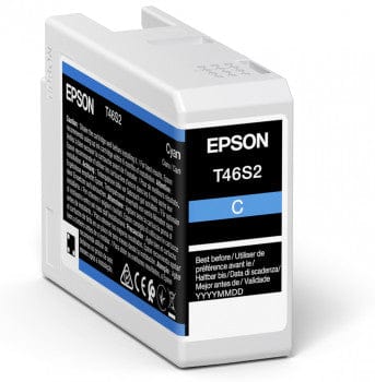 Epson Inkjet Printers Epson Printer SINGLEPACK CYAN T46S2 ULTRACHROME PRO 10 INK 25ML
