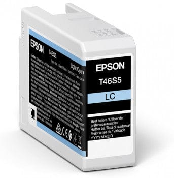 Epson Inkjet Printers Epson Printer SINGLEPACK LIGHT CYAN T46S5 ULTRACHROME PRO 10 INK 25ML