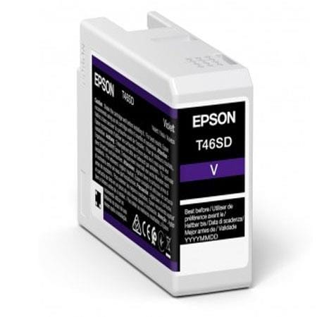 Epson Inkjet Printers Epson Printer SINGLEPACK VIOLET T46SD ULTRACHROME PRO 10 INK 25ML