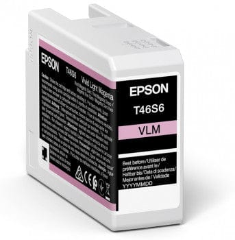 Epson Inkjet Printers Epson Printer SINGLEPACK VIVID LIGHT MAGENTA T46S6 ULTRACHROME PRO 10 INK 25ML