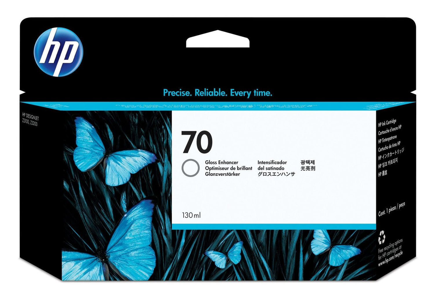 HP Cartridge - 130ml HP 70 Ink Cartridge Gloss Enhancer - 130ml