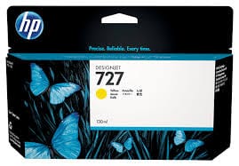 HP Cartridge - 130ml HP 727 Ink Cartridge Yellow - 130ml