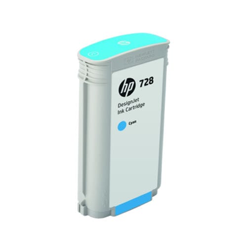 HP Cartridge - 130ml HP 728 Ink Cartridge Cyan - 130ml