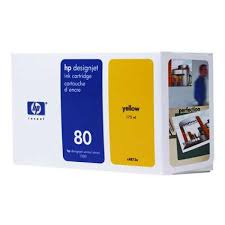 HP Cartridge - 175ml HP 80 Ink Cartridge Yellow - 175ml