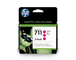 HP Cartridge - 29ml x 3 HP 711 3-Ink Magenta Multipack - 29ml