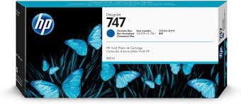HP Cartridge - 300ml HP 747 Ink Cartridge Chromatic Blue - 300ml