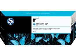 HP Cartridge - 680ml HP 81 Dye Ink Cartridge Light Cyan - 680ml