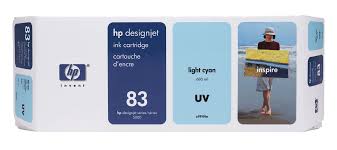 HP Cartridge - 680ml HP 83 UV Ink Cartridge Light Cyan - 680ml