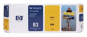 HP Cartridge - 680ml HP 83 UV Ink Cartridge Yellow - 680ml
