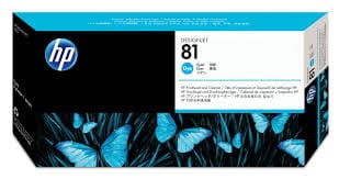 HP Cartridge - 680ml x 3 HP 81 Dye 3-ink multipack - Cyan