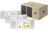 HP Cartridge - 680ml x 3 HP 81 Dye 3-ink multipack - Yellow