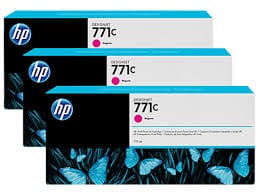 HP Cartridge - 775ml x 3 HP 771C 3 Ink multipack - Magenta