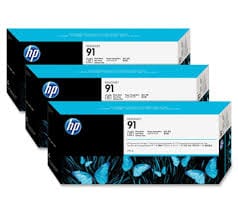 HP Cartridge - 775ml x 3 HP 91 3 Ink multipack - Photo Black