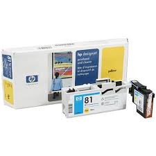 HP Cleaner - 680ml HP 81 Dye Ink Printhead and Cleaner - Yellow