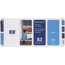 HP Cleaner - 680ml HP 83 UV Ink Printhead and Cleaner - Cyan