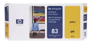 HP Cleaner - 680ml HP 83 UV Ink Printhead and Cleaner - Yellow