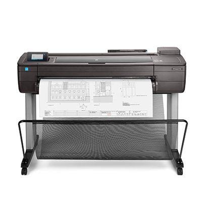 HP Designjet Hewlett Packard Designjet T830 eMFP Printer - 24in 26 sec/page on A1/D - 81 A1/D prints per hour Hewlett Packard Designjet T730 ePrinter - 36in Draft-36sqm/h/Quality-4sqm/hr