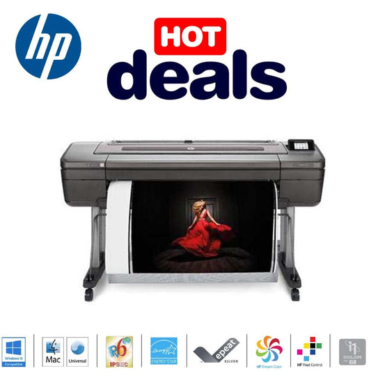 HP Designjet HP DesignJet Z9+dr Postscript Printer Dual Roll Feed with V Trimmer 44" inch 10 Cartridge Pigment Ink Photographic Printer HP DesignJet Z9+dr Postscript Printer Dual Roll Feed with V Trimmer 44" inch 10 Cartridge Pigment Ink Photographic Printer (REFURBISHED)