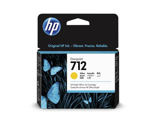 HP HP Designjet T630 / T653 HP 712 Yellow Ink Cartridge - 29ml