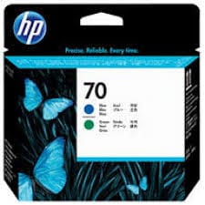 HP Printhead HP 70 Ink Printhead - Blue & Green
