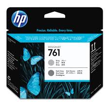 HP Printhead HP 761 Ink Printhead - Gray and Dark Gray