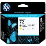 HP Printhead HP72 Ink Printhead - Matte Black & Yellow