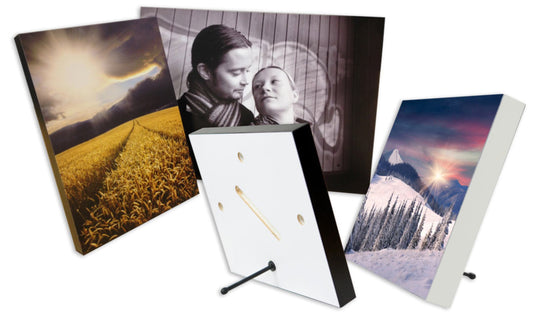 Innova Media JetMaster Photo Panels JetMaster Photo Panel Black w/stand - 8in x 10in        203mm x 254mm x 25mm - Pack of 10