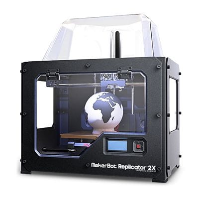 MAKERBOT Replicator 2X Experimental 3D Printer 246mm x 152mm x 155mm / 0.1mm - A0 PRINT SOLUTIONS